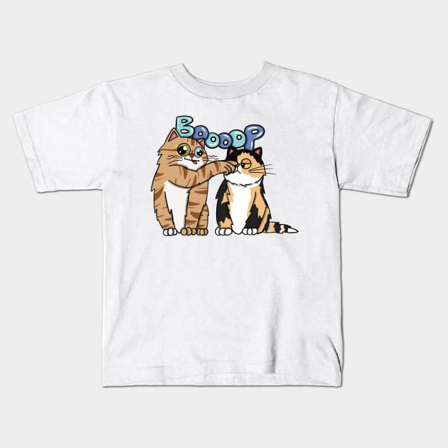 Cat Boop Kids T-Shirt by Nuffypuffy